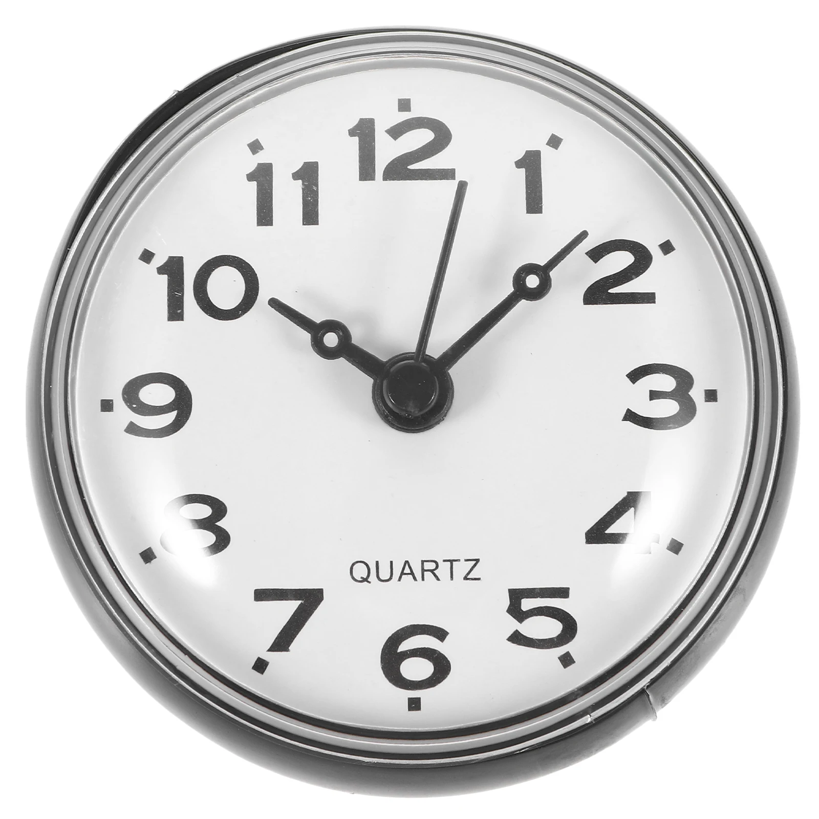 

Waterproof Bathroom Suction Cup Shower Wall Clock Small Light Easy Install Decorative Home Bedroom Living Room Kitchen Wall