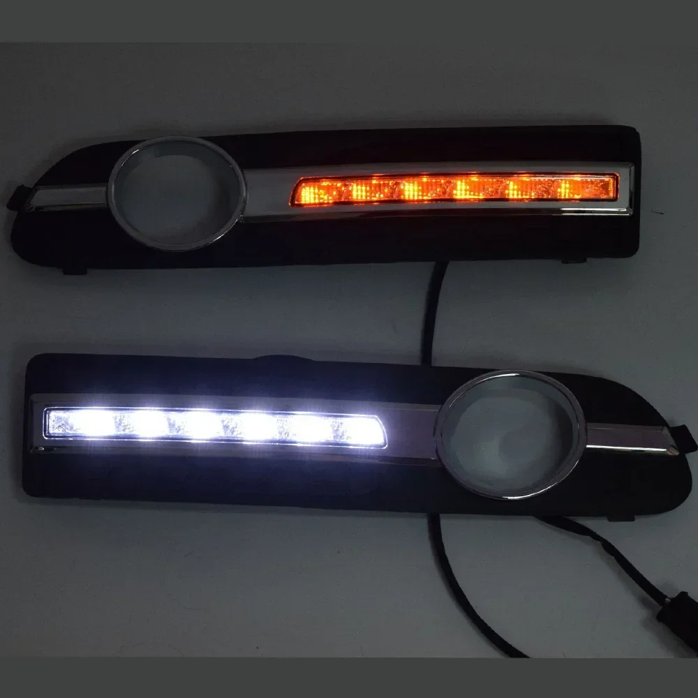 

High Quality Signal Lamp for Volvo S80 2014 - LED Day Running Lights in 2 Colors: White and Orange