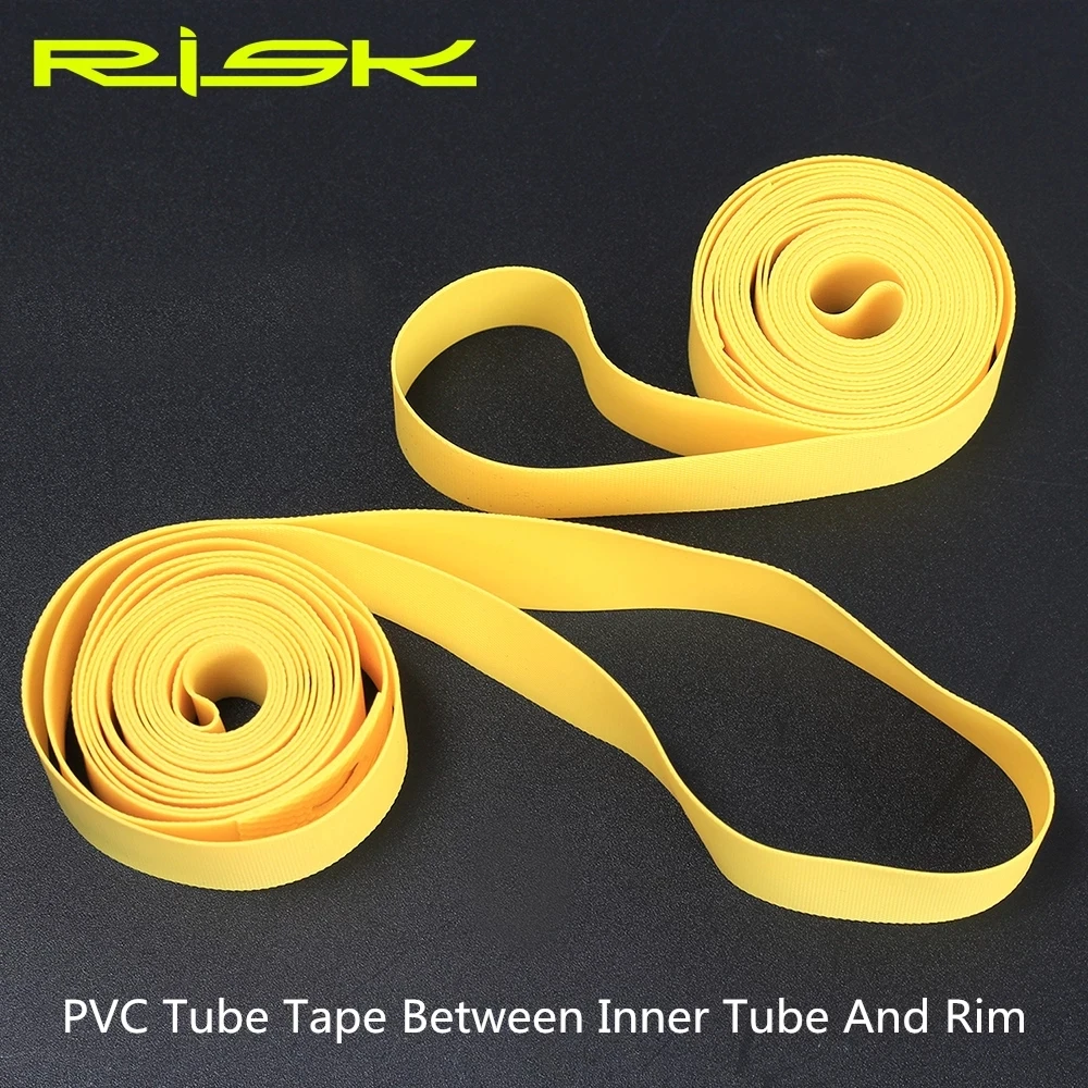 2 Stück/Beutel RISK Fahrrad-Schlauchschutz PVC-Felgenband 26/27/29 Zoll/700C 20mm Schutzstreifen Pannenschutz