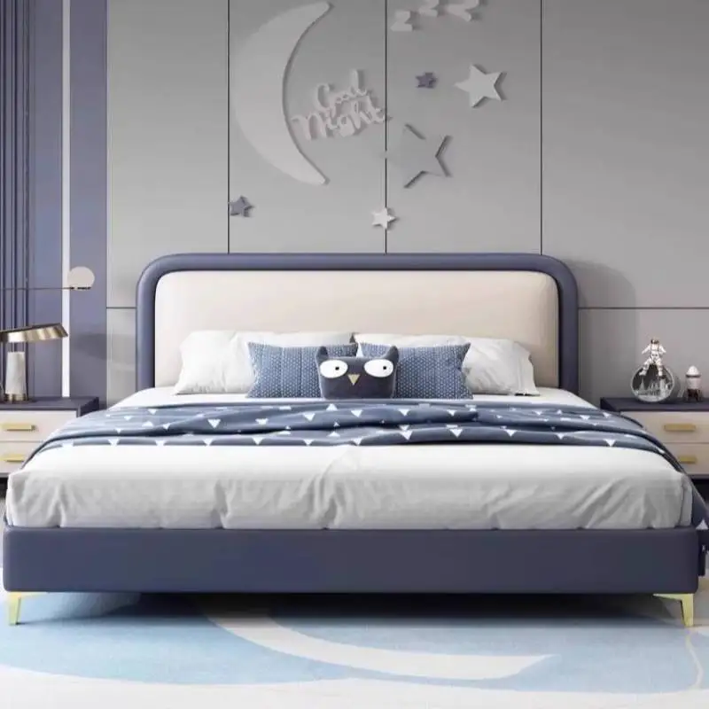 유럽형 저렴한 심플 맞춤 디자인 어린이 침대, 모던 스타일 원목 아동용 침대 가구