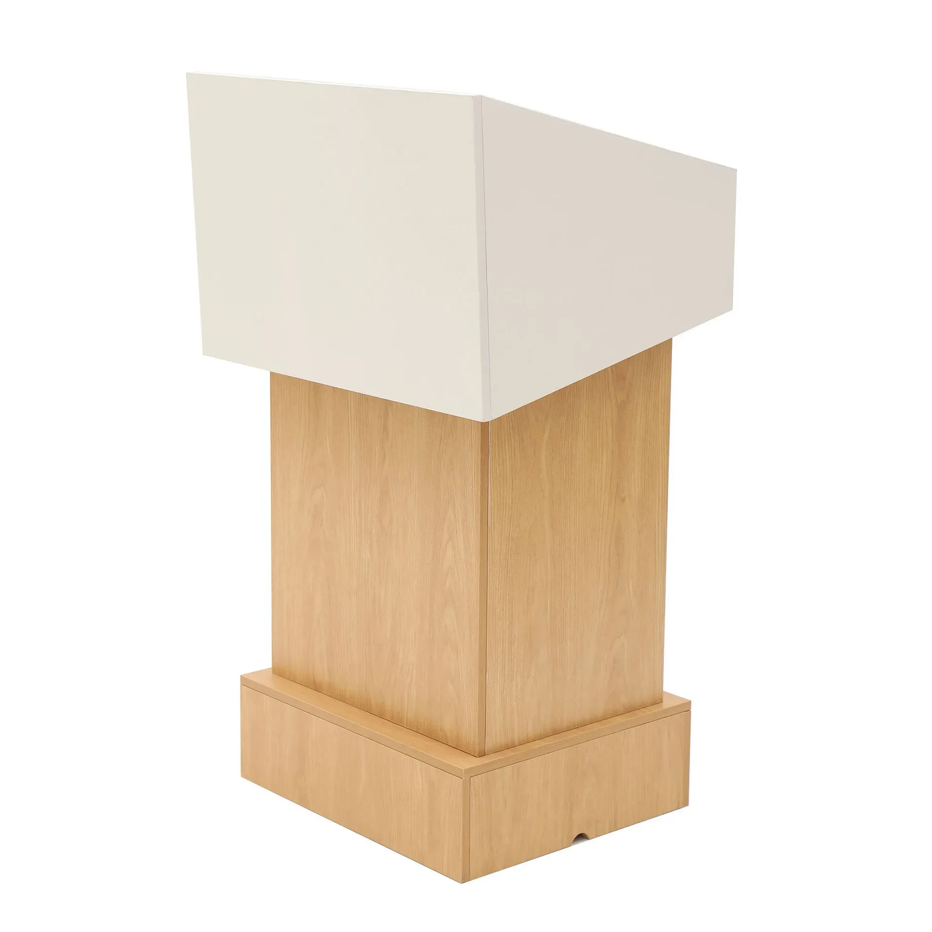 Solid Wood Lectern, Welcome Reception Desk, Conference Room Lecture, Hall Movable Lectern, Small Information Desk