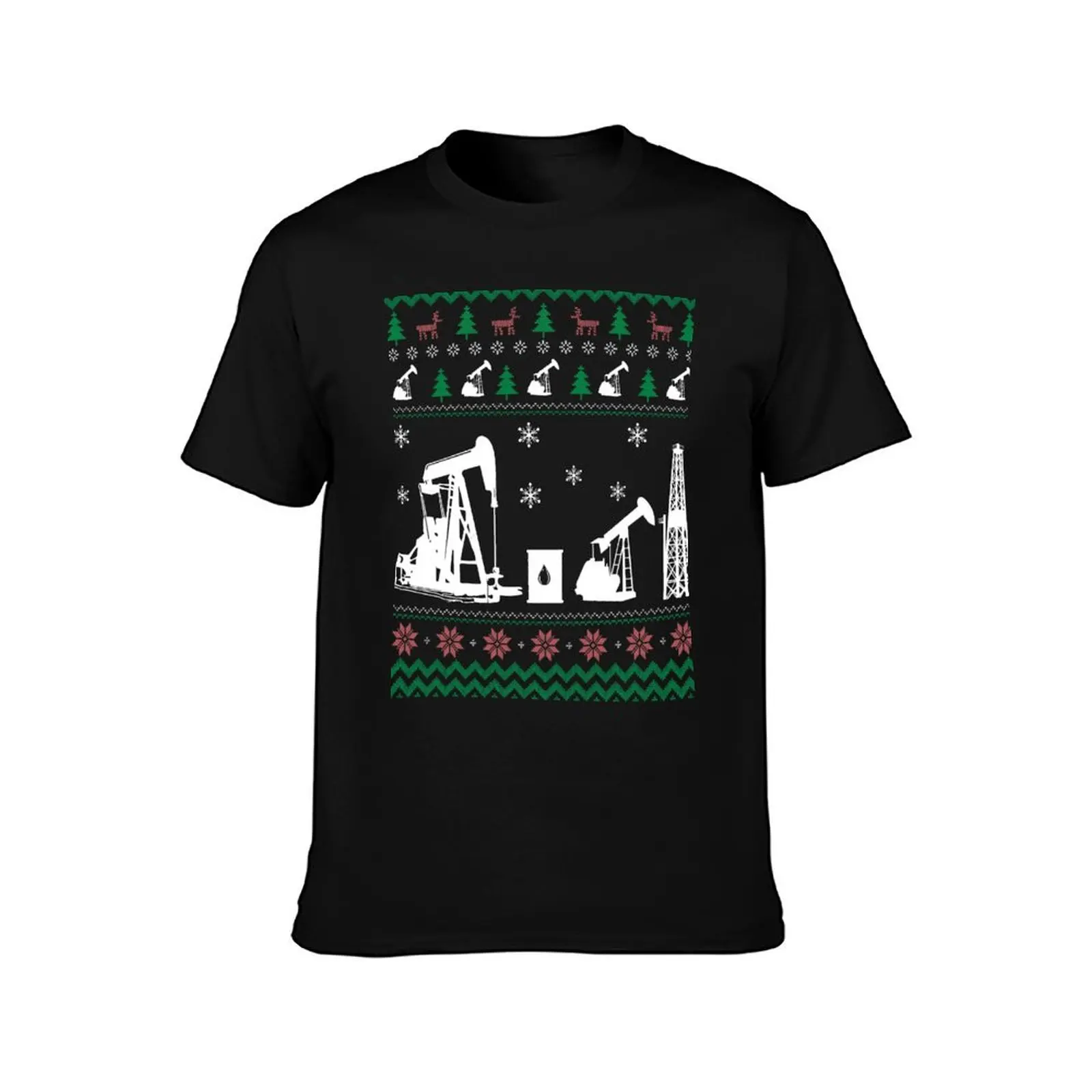 Christmas Gifts - Oil Field Worker Funny Christmas Sweatshirt, Ugly Christmas Sweater For Men, Women T-Shirt
