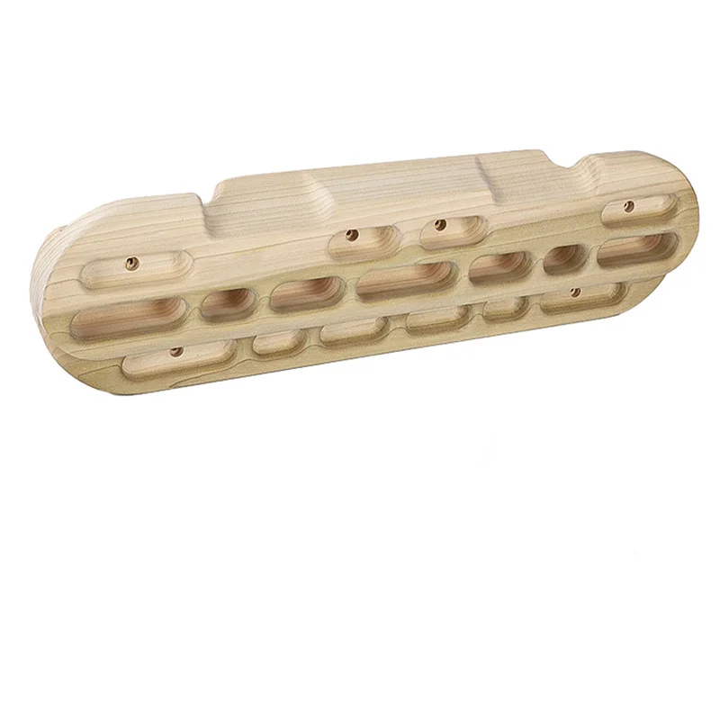 

Wooden Climbing Fingerboard Climbing Hangboard for Training Finger Grip and Pull Up for Boulder to Train Indoor as Hangboard