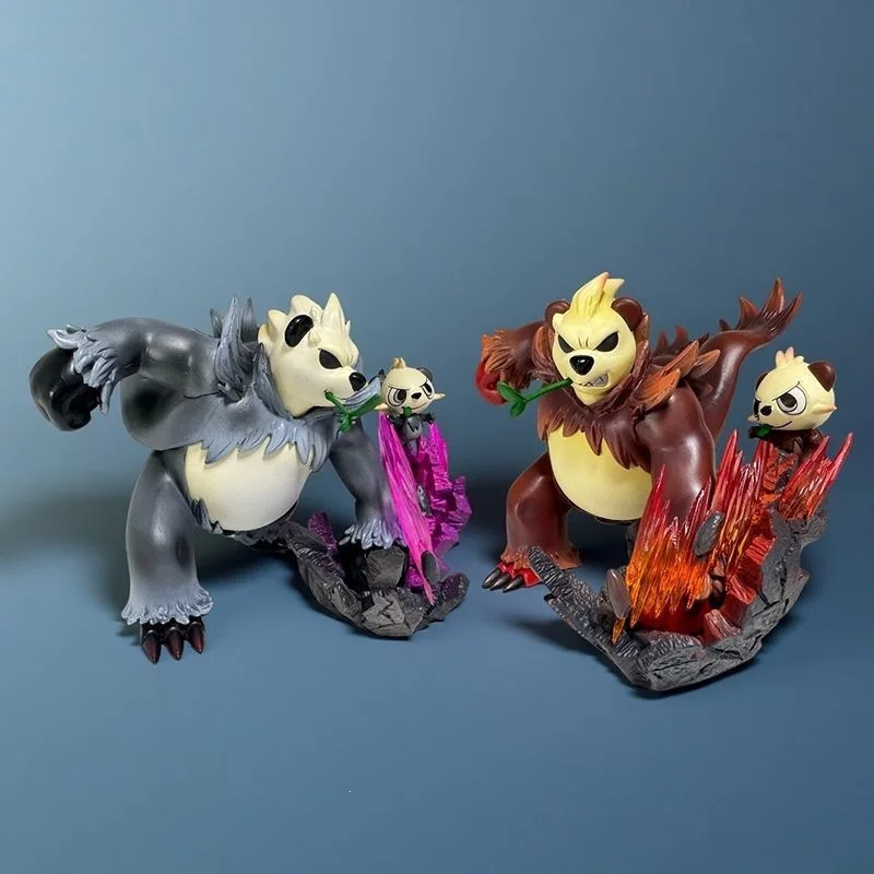Figurine d'anime Naughty Bear Evolve Set Overlord Panda, modèle de collection, décoration de boîtier d'ordinateur de bureau, figurine ornementale pour adulte