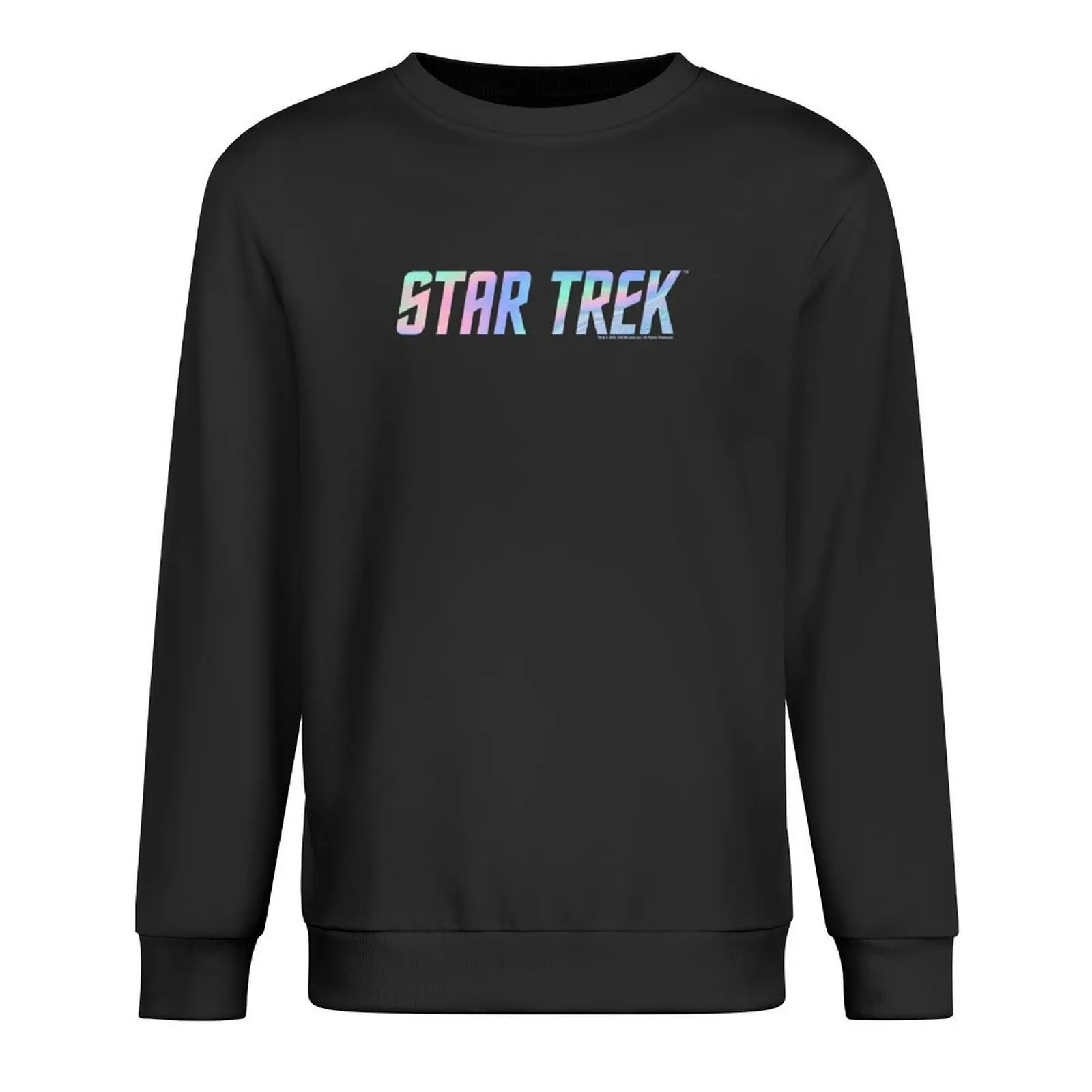 

Star Trek: The Original Series Classic Hologram Logo Pullover mens clothing men's sweat-shirt graphic sweatshirts