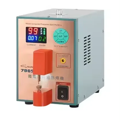 

SUNKKO 796SD 6KW Precision Pulse Butt Welding Machine Self-Mounted Pedal Intelligent 18650 Spot Welder Battery Accessory