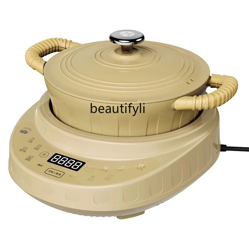 

Electric hot pot, electromagnetic pot, soup, household stew pot, multi-functional wok, pan with induction cooker