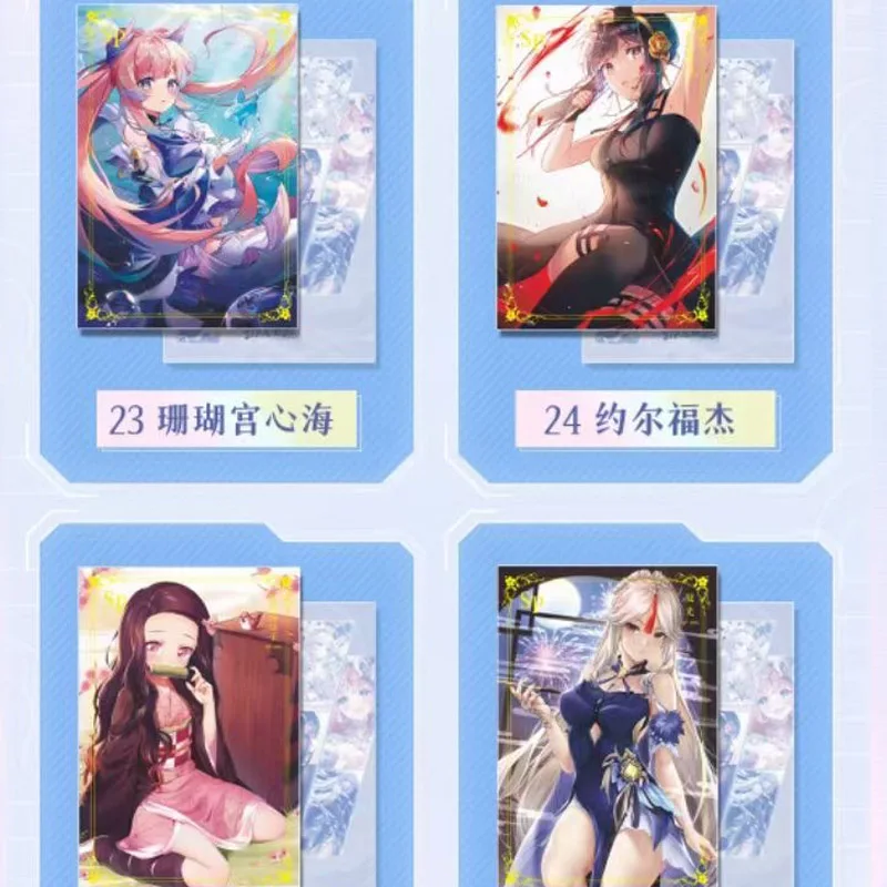 Wholesales Goddess Story Collection Cards Ika Floating Phantom3 A5 Card Complete Set Box Anime Playing Acg Cards