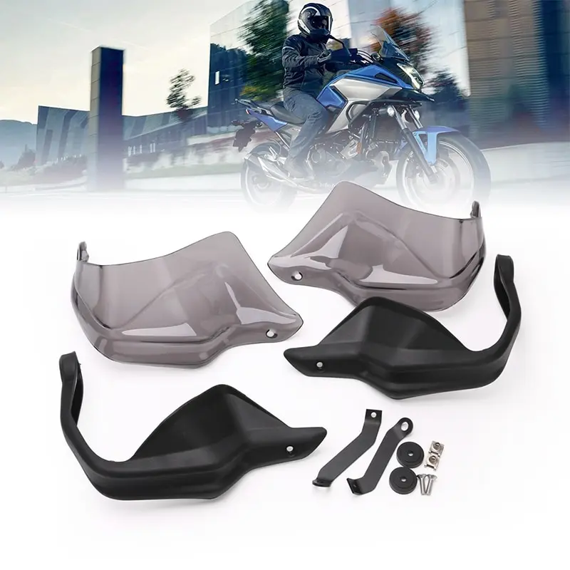 Motorcycle Hand Guards Windshield Deflectors 1 Pair Adjustable Handguards Wind Cold Protector Wind Guards Comaptible