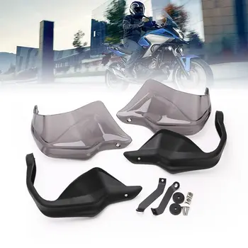 Motocicleta Hand Guards Defletores de pára-brisa, Handguards ajustáveis, protetor frio, compatível, 1 par