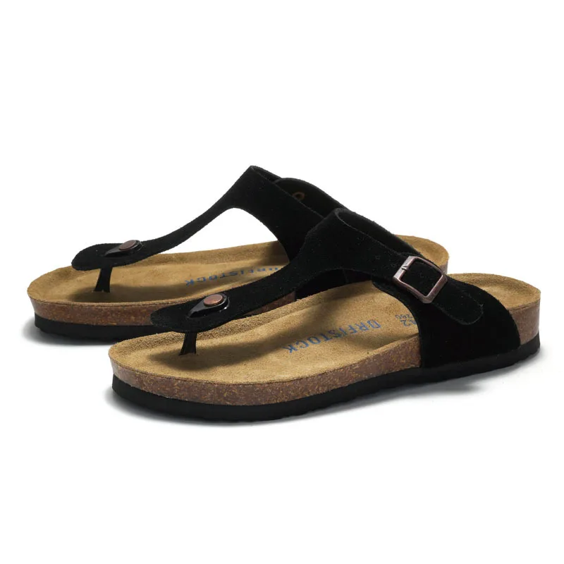 Vintage Cork Flat Sandals for Men New Spring Summer Collection Comfortable Slippers And Sandals Combo
