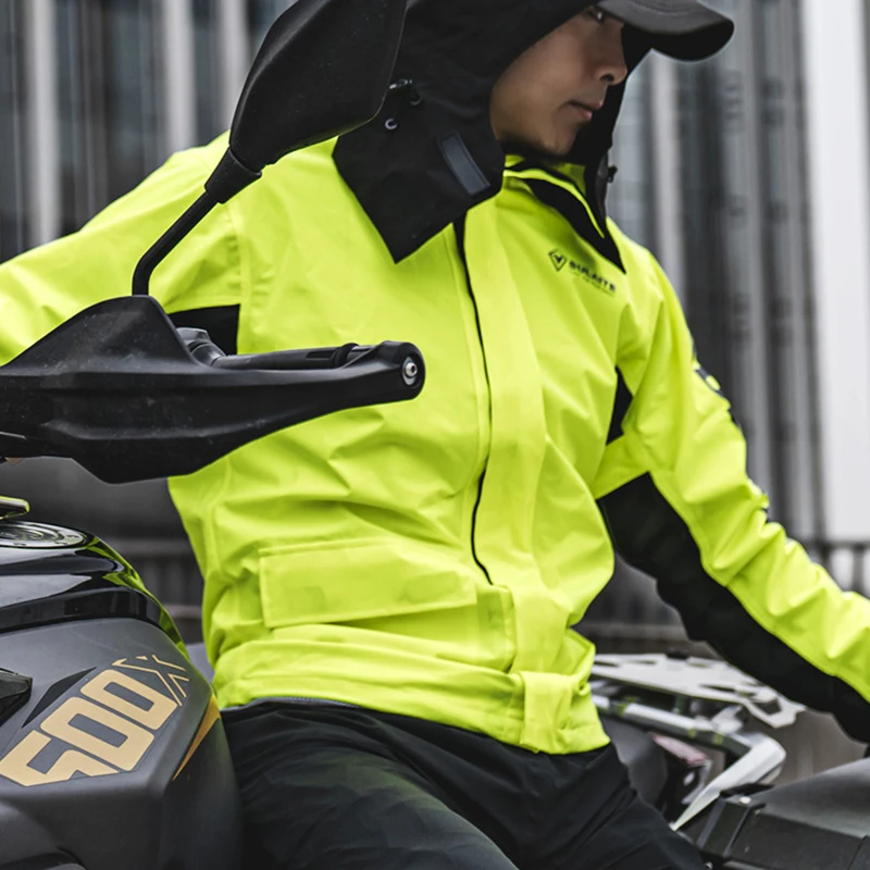 Motorcycle Raincoat Suit Rainstorm Prevention Jacket Pants Camping Hiking Fishing Raincoat Moto Raincoat Motorcyclist Rider Rain