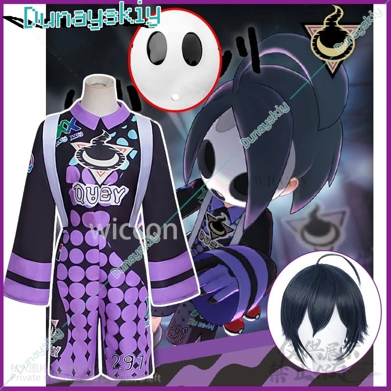 Image of Anime Poeemon Spiel Cosplay Allister Kostüm Langarm Shorts Uniform Perücken Cartoon Maske Frau Mann Halloween Weihnachten Loli Cos