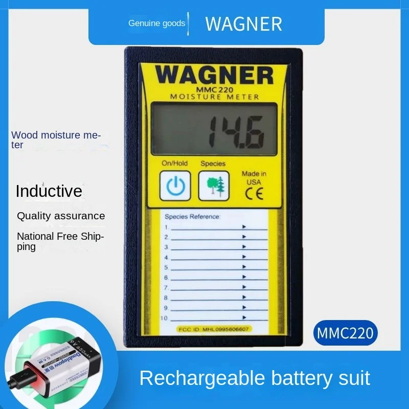 

Измеритель влажности древесины American Wagner Mmc220