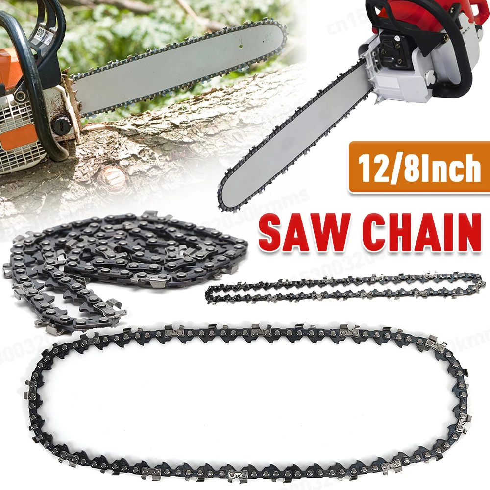 

8/12 Inch Chainsaw Chain 23/22 Teeth Electric Saw Accessories Replacement Chainsaw Saw Chain 3/8" LP Mini Guide Saws Garden Tool