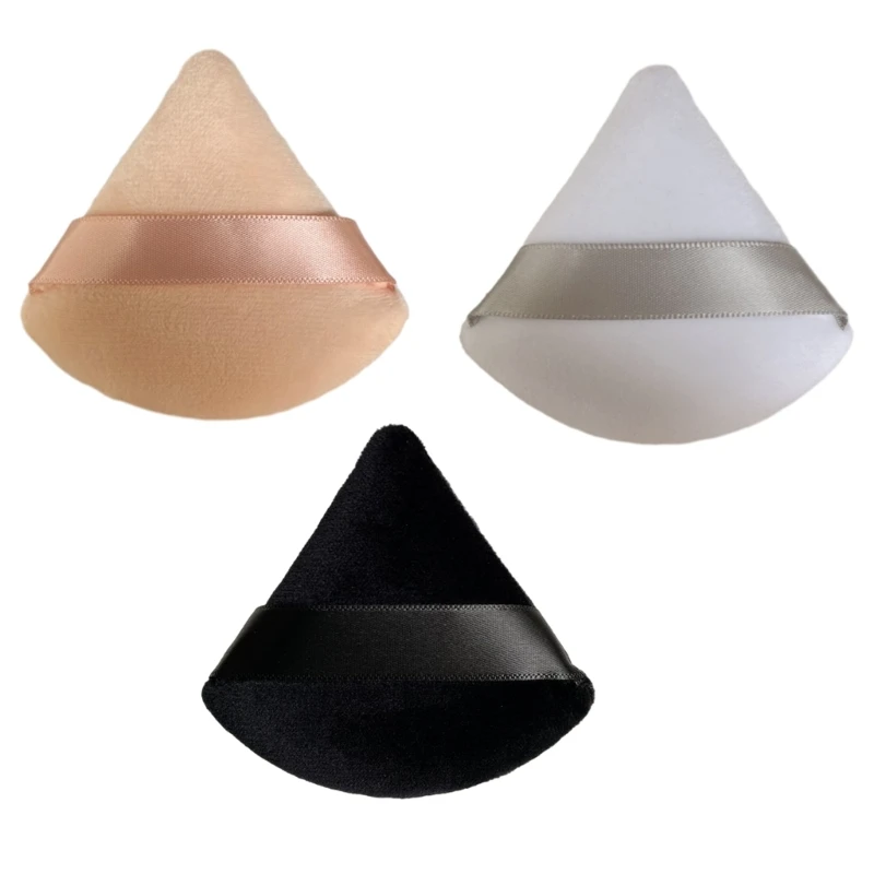 Triangle Powder Puff, Makeup Puff for Face and Body Powder Cosmetic Powder Sponge Setting Powder Puff Makeup Tools