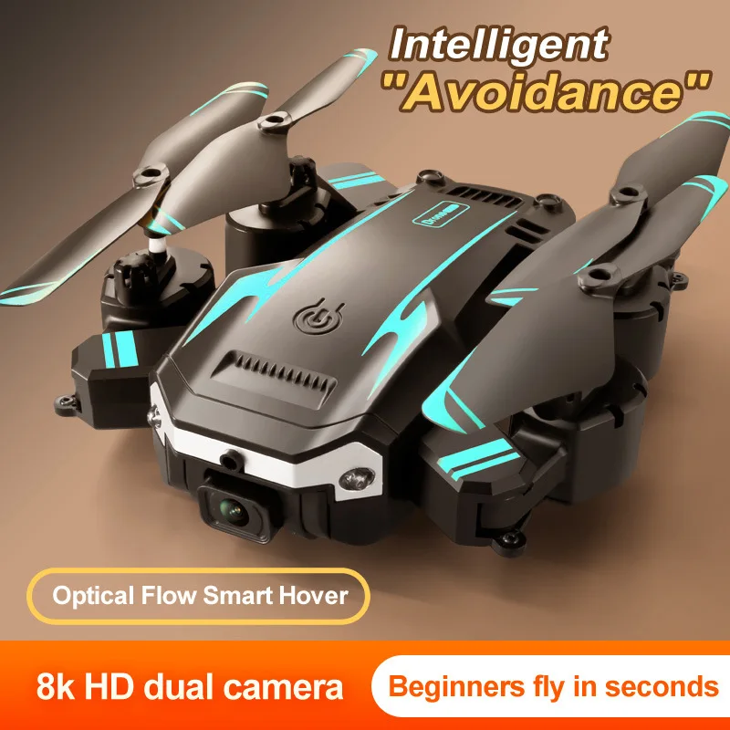 Imagem -05 - Dobrável rc Drone com hd Dual Câmera Evitar Obstáculos Inteligente Fluxo Óptico Smartphone Vídeo Gesto Mini Wifi Fpv s6 8k