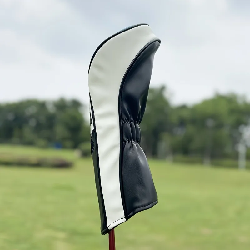 غطاء رأس نادي الجولف - مادة متينة مقاومة للغبار، أبيض مع زخرفة زرقاء وتصميم USAX جريئة، مقاومة للخدش والصدمات #5