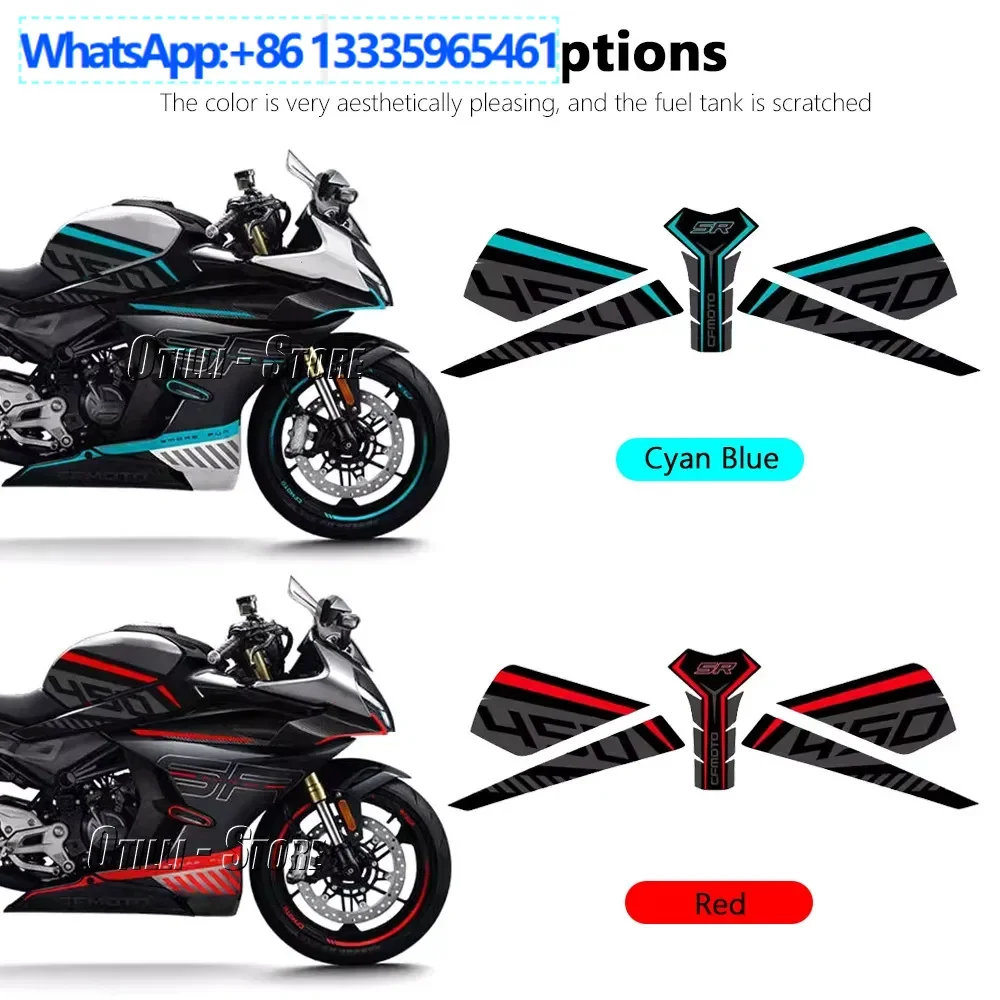 

For CFMOTO 450SR Motorcycle Accessories Fuel Tank Pad Protective Fuel Tank Sticker