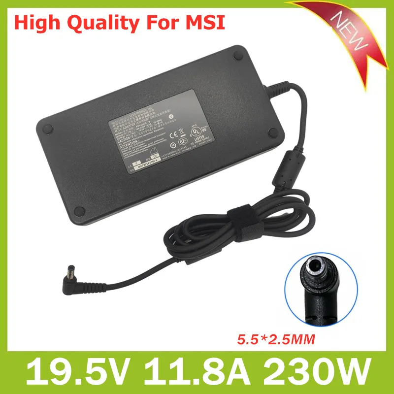 

Genuine 19.5V 11.8A 230W 5.5*2.5mm Laptop Adapter AC Charger For MSI GS66 MS-16V1 GT70 16F3 16F4 1762 GS75 P65 GS65 GS73 8SF