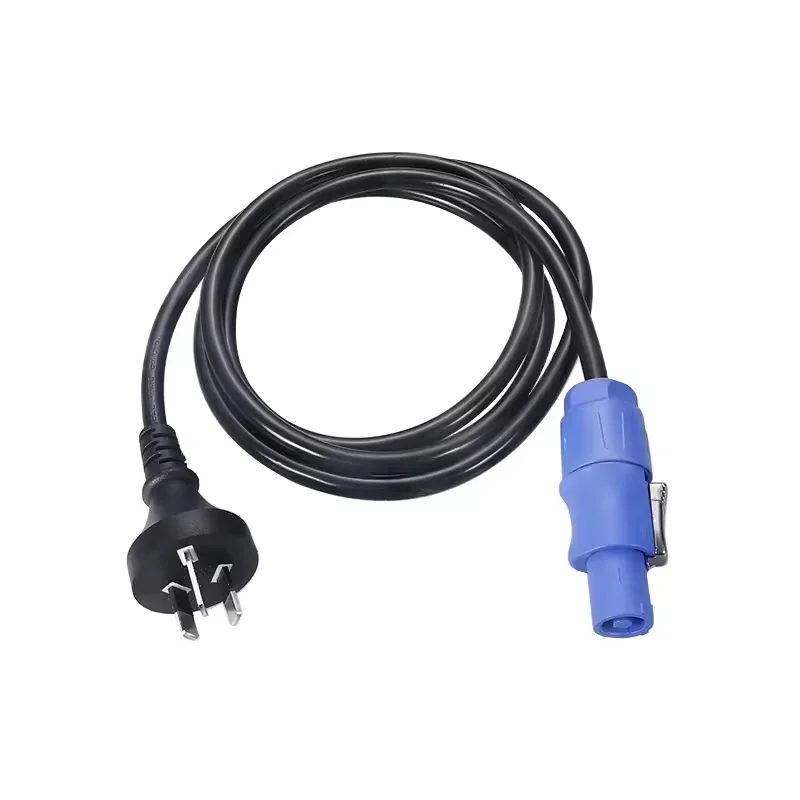 電源コード パワーコンプラグ ステージライト 高品質 ブラック 3芯 1.2M 電源接続ケーブル DMX512ライト LEDライト イベントショー