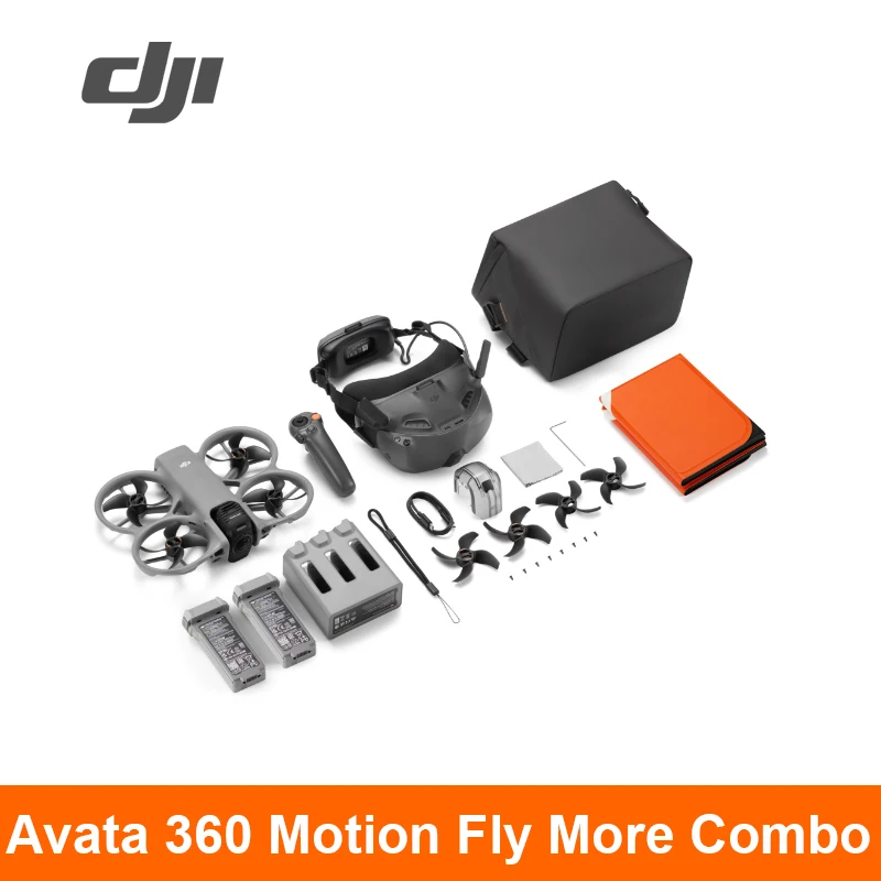 Expédition UE DJI Avata 360 360 ° Drone panoramique 8K HDR vidéo, capteur 1 pouce, évitement d'obstacles omnidirectionnel, FPV RC Drone Avata 360