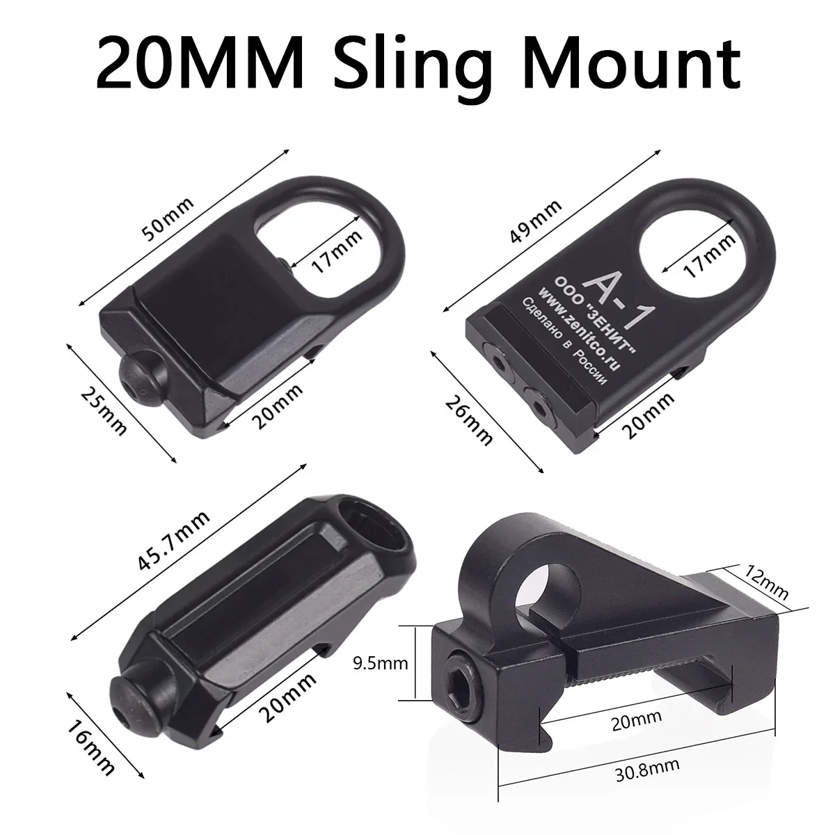 

Hunting Sling Mount Swivel Adapter Accessaries MS2 MS3 Mlok KeyMod RSA GBB QD Quick Release Base Mount for AR15 M4 AK Shotgun