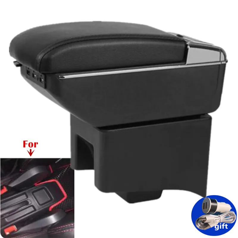 

Подлокотник для автомобиля Volkswagen VW Vento Polo V 2009-2020, центральный органайзер, подстаканник, аксессуары для авто