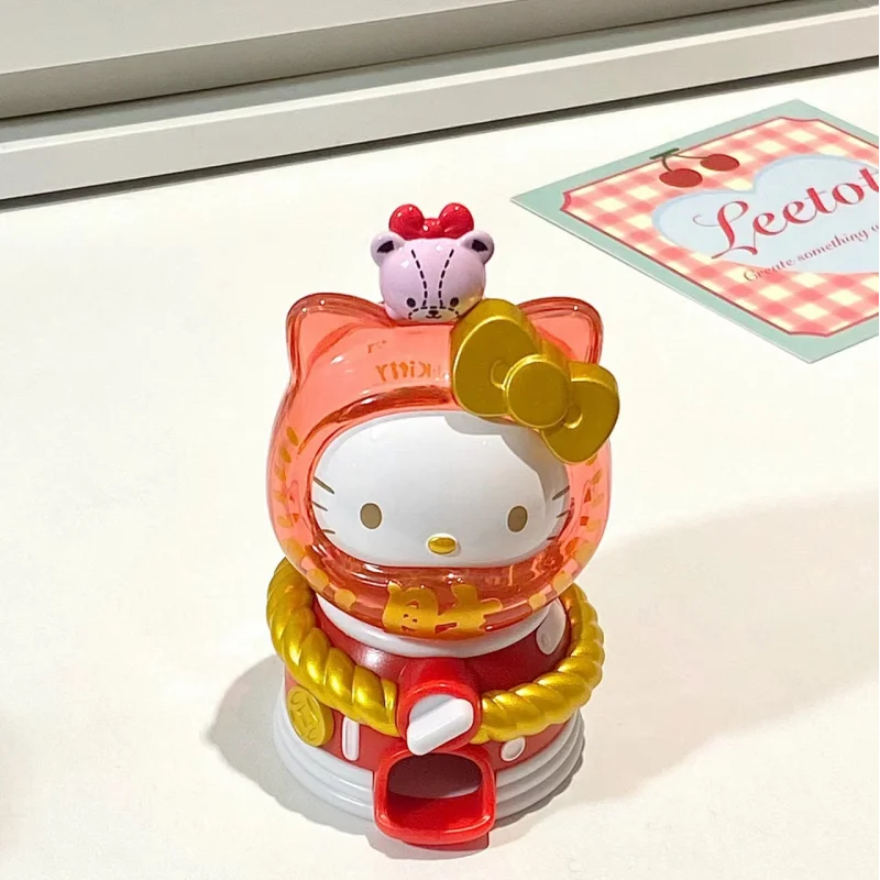 2024 New Sanrio Gifts Box Wonderful Dharma Egg Twist Machine Hello Kitty Kuromi Cinnamoroll My Melody To Children Festival Gifts