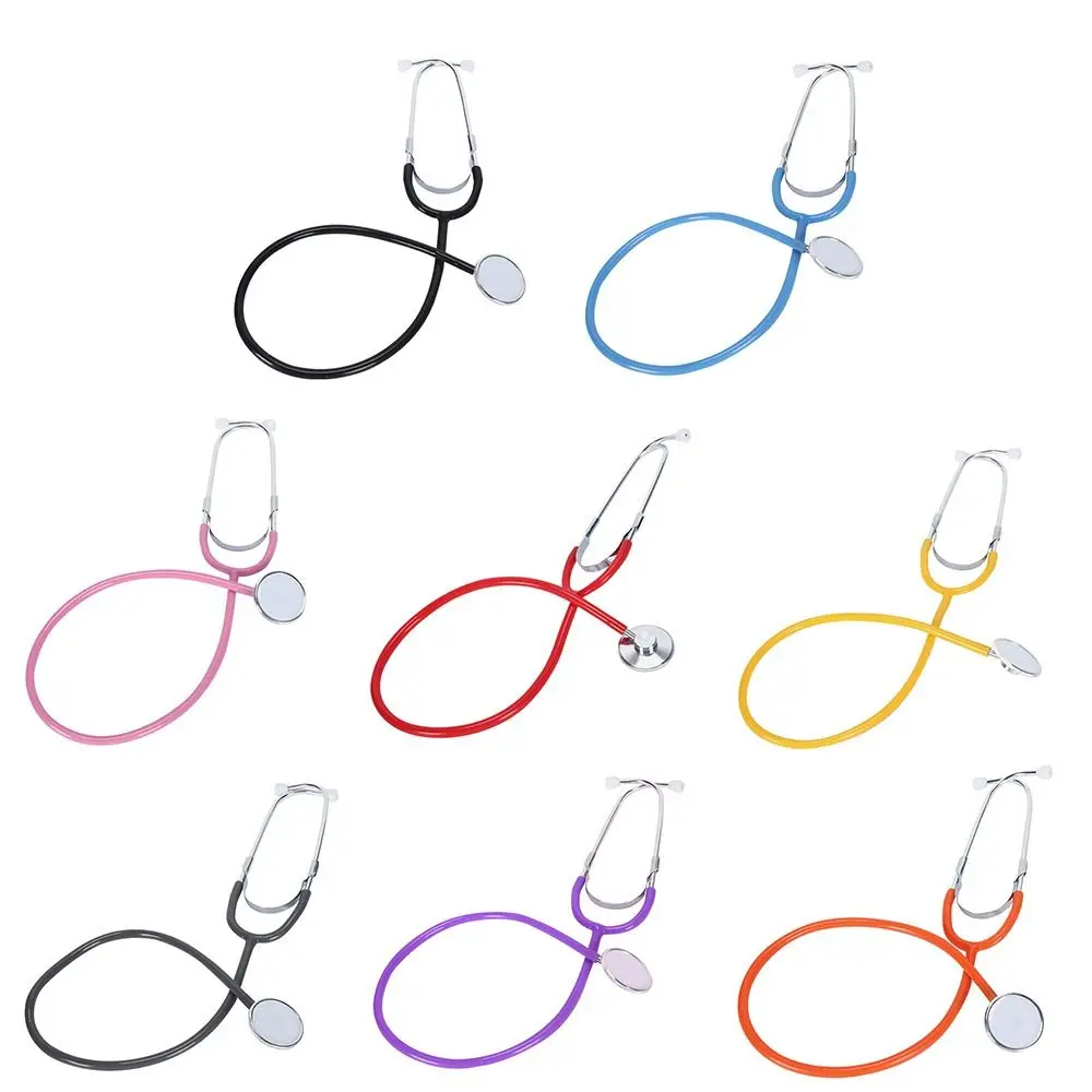 Fashion Multi Color Stethoscope DIY Imitation Teaching Stethoscope Pretend Doctor Role-Playing Doctor Home