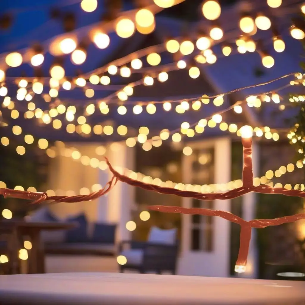 

40 Warm White Light String 131.2ft with 8 Lighting Effects - Perfect for Decor Parties