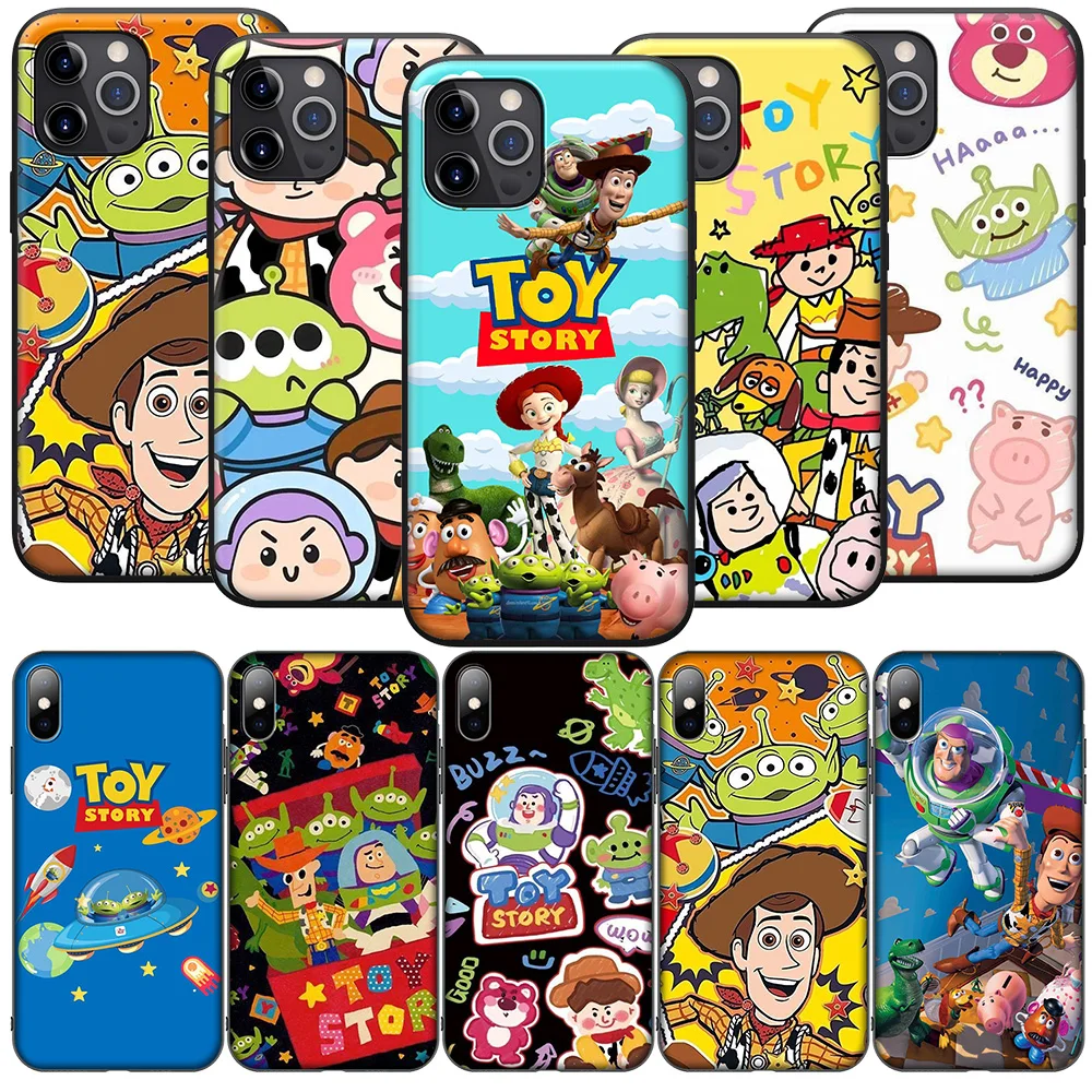 SK47 Cartoon Toy Story Phone Soft Case for Xiaomi Redmi Note 11 11s 10 10s 9 9s 10t 8T 8 7 6 Pro Max