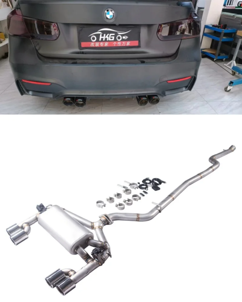 

For Suitable 2013-2018 320i 325i 328i 330i 2.0T F30 B48 N20 304 Stainless Steel tronic Exhaust System Muffler