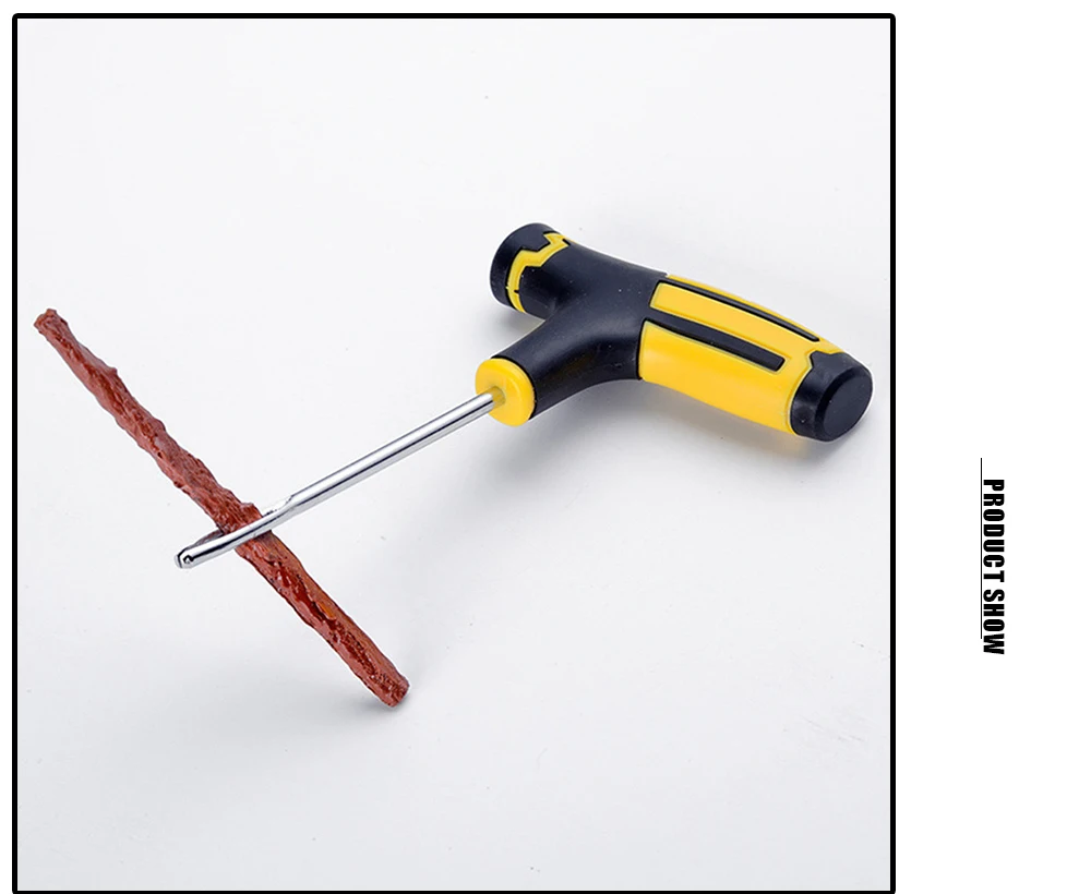 Commercial Grade Tubeless Tyre Puncture Repair Tools Rubber Strips Glue for Car Truck Motorbike Fleet Maintenance