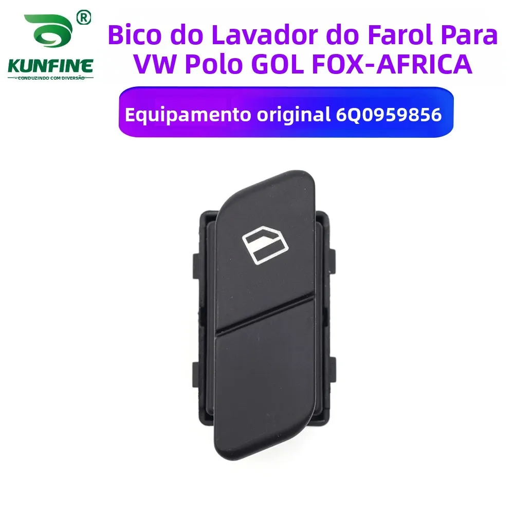 Botão do Interruptor do Vidro Elétrico Dianteiro Esquerdo para VW Polo GOL FOX-AFRICA PARATI 2002-2010 Peça NO. 6Q0959856