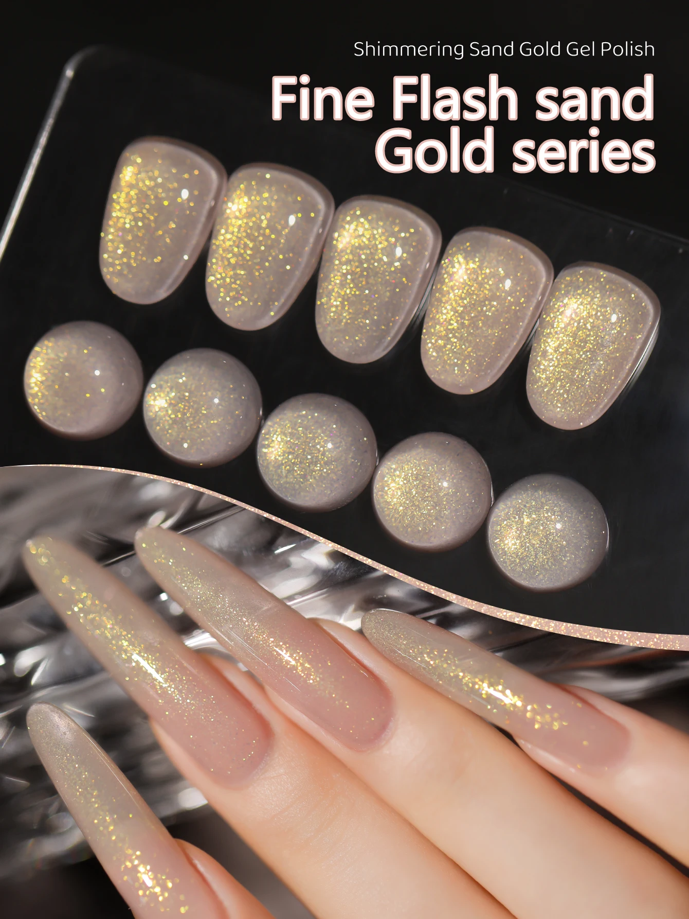 Gel pour ongles à paillettes blanches de 15 ml. Utiliser avec des manteaux de base et des manteaux de sommet, une lampe UV/LED. Ldeal pour les conceptions d'ongles DIY