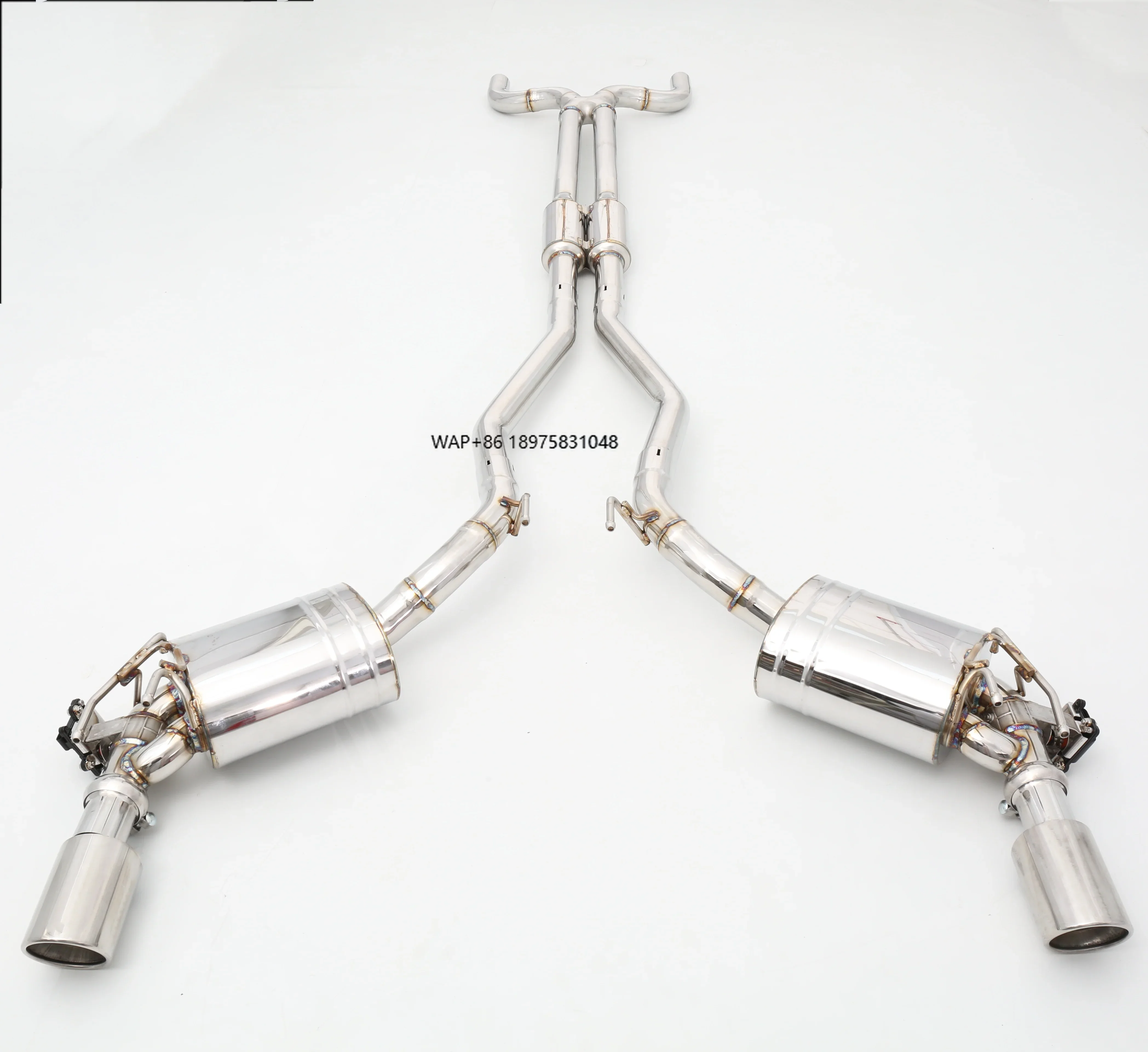 

Custom 304 Stainless Steel/Titanium Valved Exhaust System Designed Specifically for 6.2L