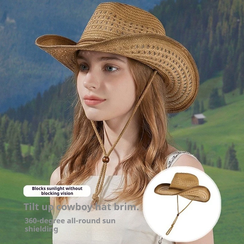 chapeu-de-palha-estilo-cowboy-ocidental-unissex-com-aba-larga-e-vazado-chapeu-de-sol-respiravel-de-estilo-Etnico-para-viagem-e-praia
