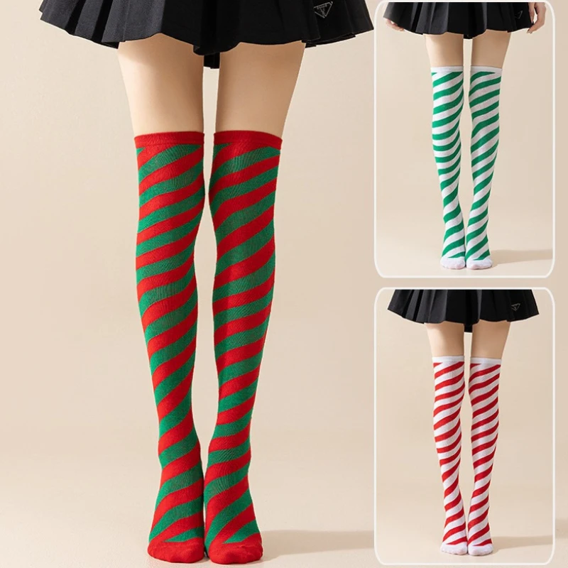 

Новые женские полосатые чулки JK для косплея в стиле аниме, милые школьные носки до бедра для девочек, милые студенческие универсальные гольфы в стиле Лолиты