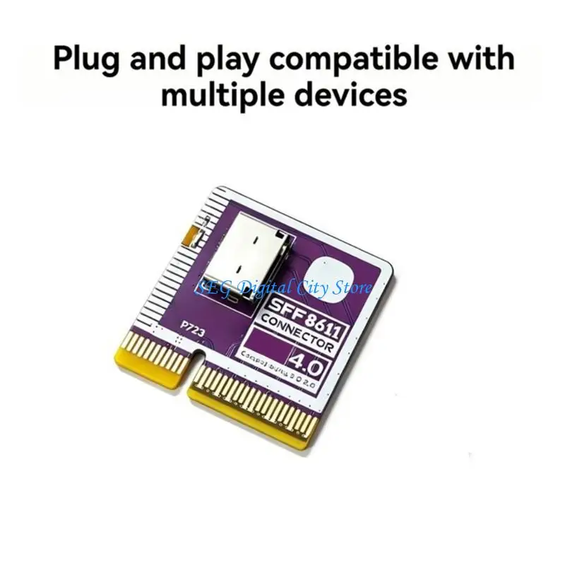U75B Desktop PCIe4.0 Card for SFF-8611 External Storage and Slot Access Use Task