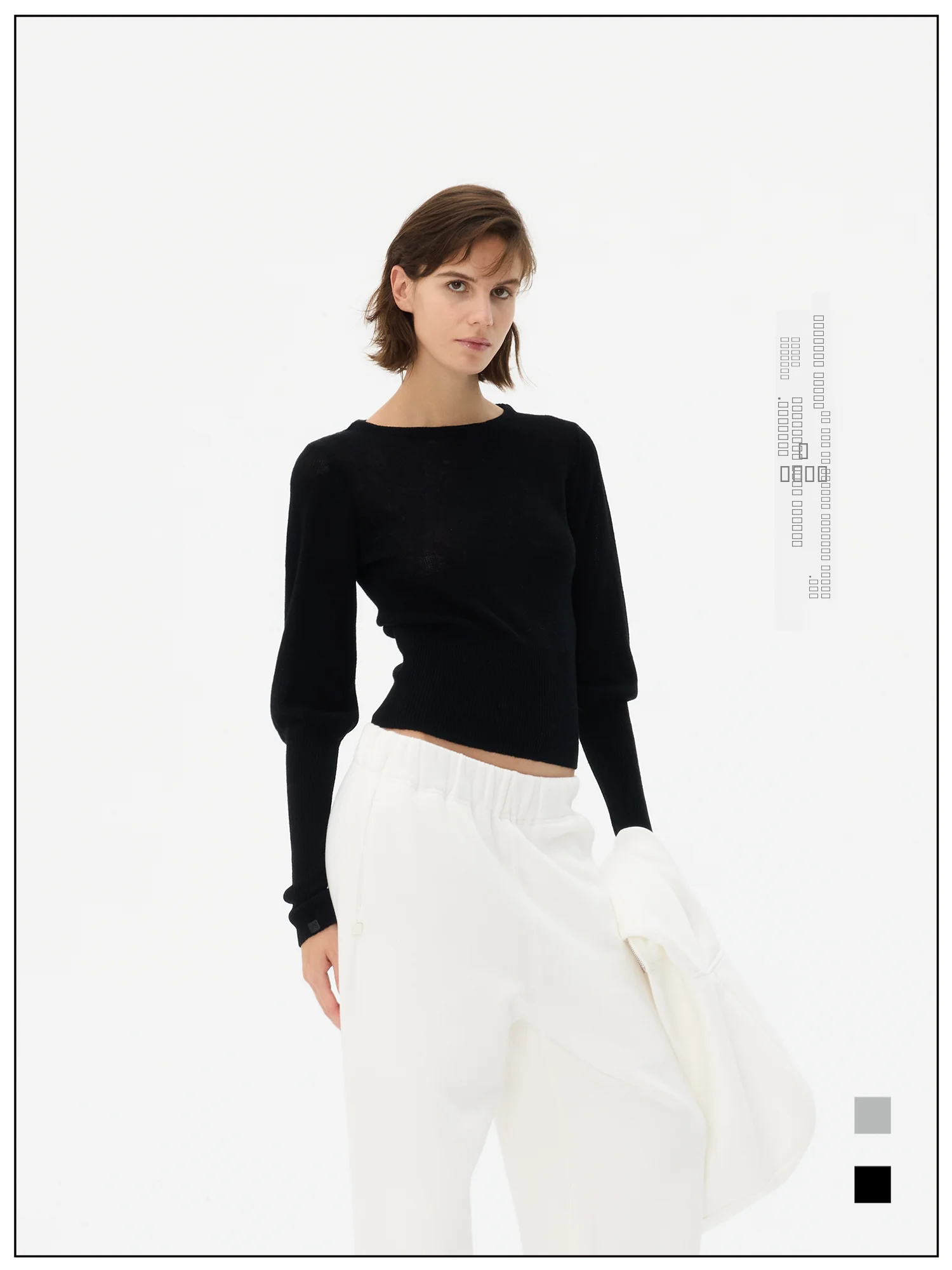 

Облегченный женский свитер из шерсти с длинным рукавом, приталенный, повседневный, вязаный, без капюшона, в стиле casual, экспресс-доставка