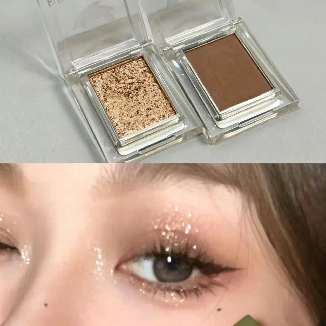 Herorange Single Eyeshadow Matte Shimmer Blendable Waterproof No Fallout Multi Use Eye Base Affordable Daily