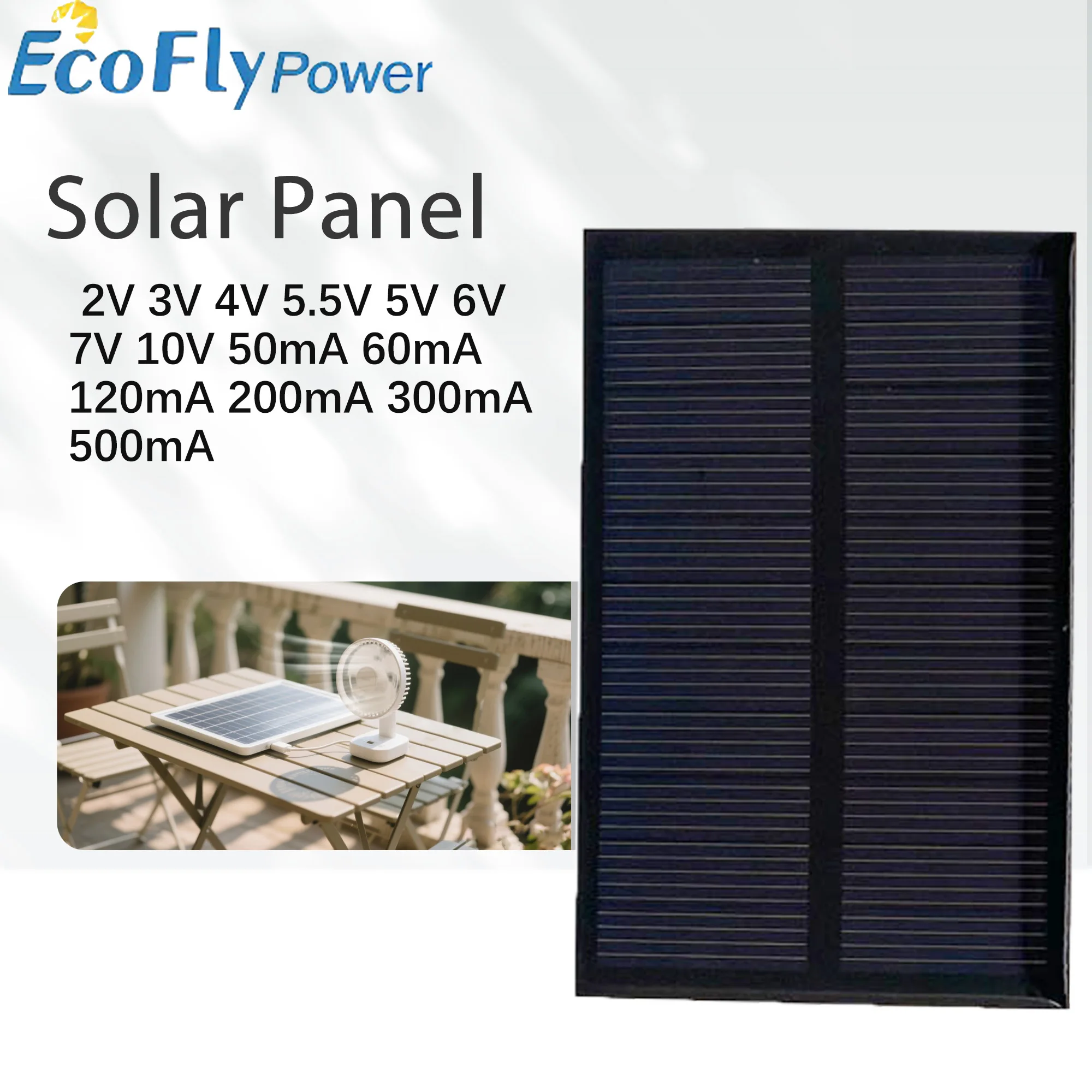 1 Stück 2V 3V 4V 5,5V 6V 7V 10V Solarpanel Fotoelektrische Zelle Stromversorgungspanel Elektronisches Photovoltaik-Lichtenergie-Lademodul