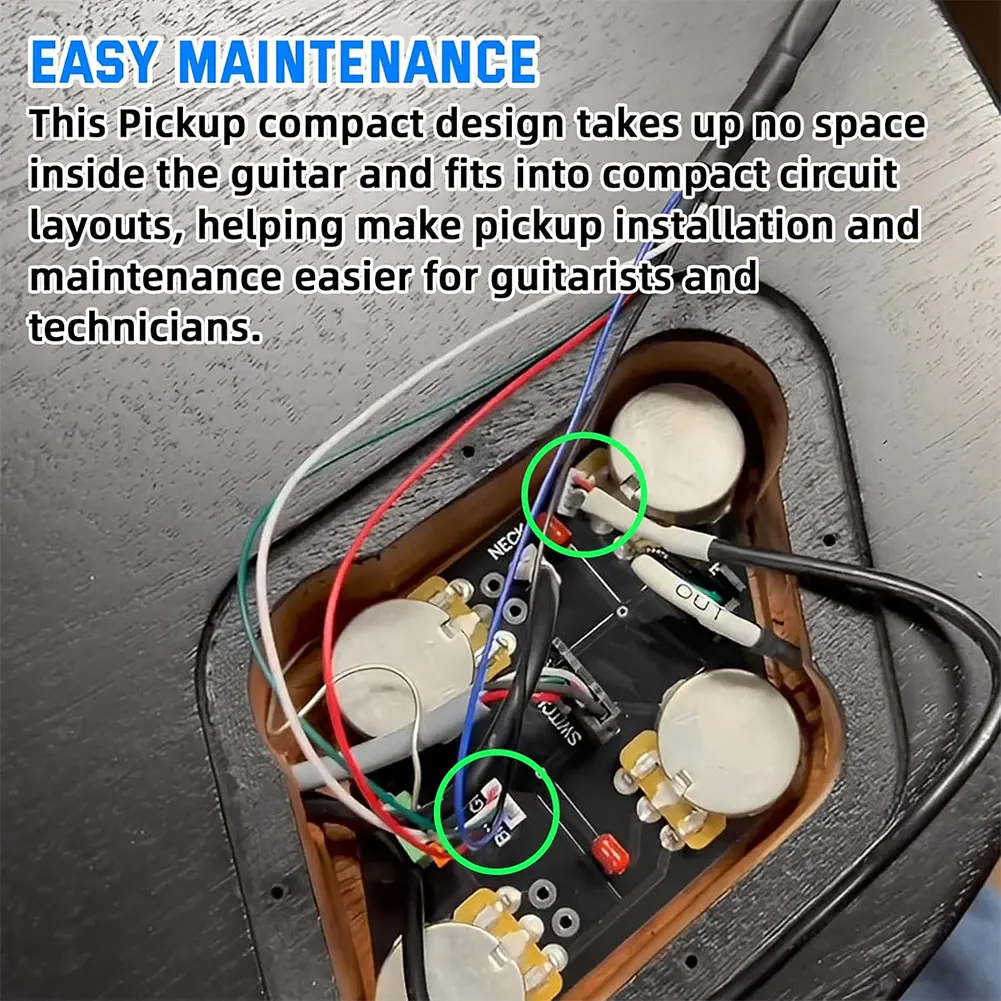2 Set 5-wire Quick Connect adapters for Gibson control board pcb pickup wire connector plug