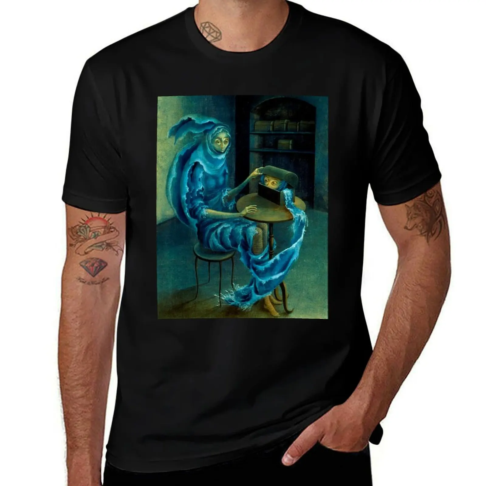 

Meeting, by Remedios Varo T-Shirt Louboutins anime t shirts funny gifts t shirt men