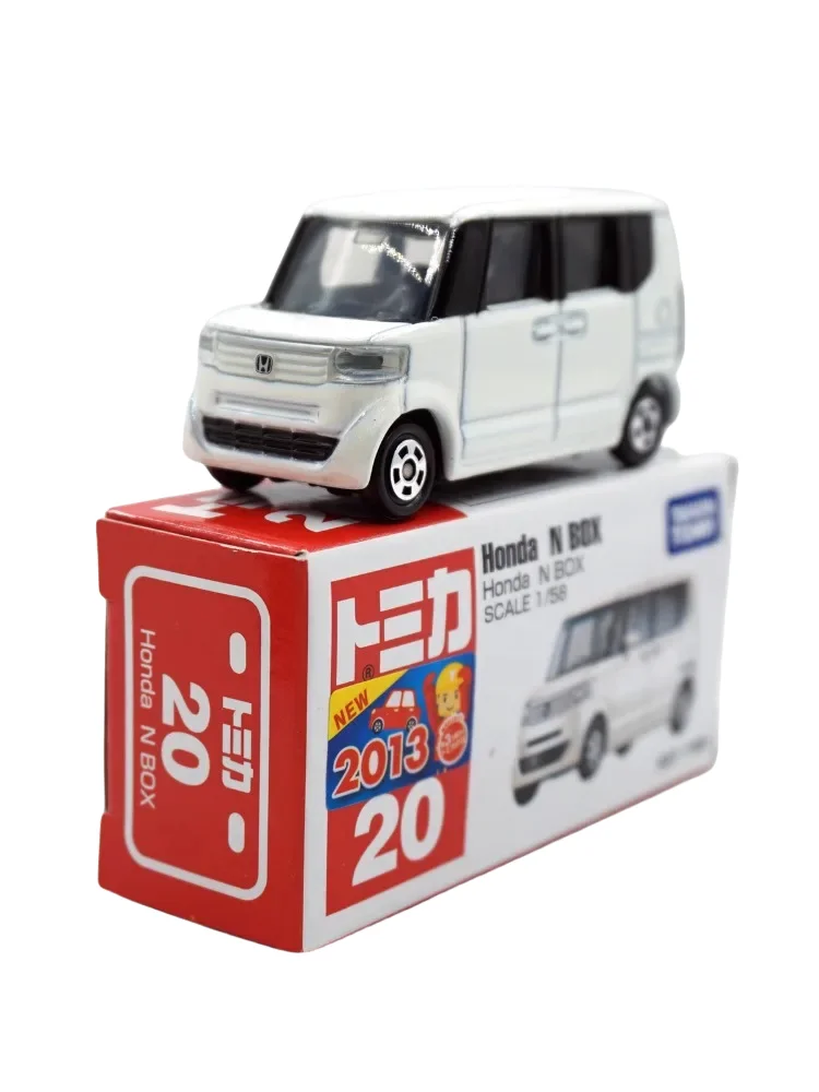 TAKARA Quality ratio 1/64 model No. 20 honda N-BOX Honda minivan alloy model collection, children\'s Day gift toys for children.