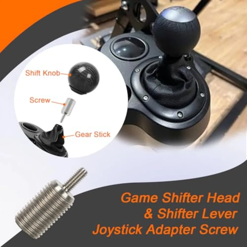 M12x1.25 Gear Shifter Adapter for Logitech G29 G923 Racing Wheel Shifter Lever Head Thread Adapter