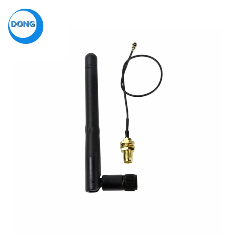 2.4Ghz Antenna Wifi 3Dbi 1 antenna + 1 cable IPEX To SMA Female Male External Antenna Adapter U.FL RP-SMA