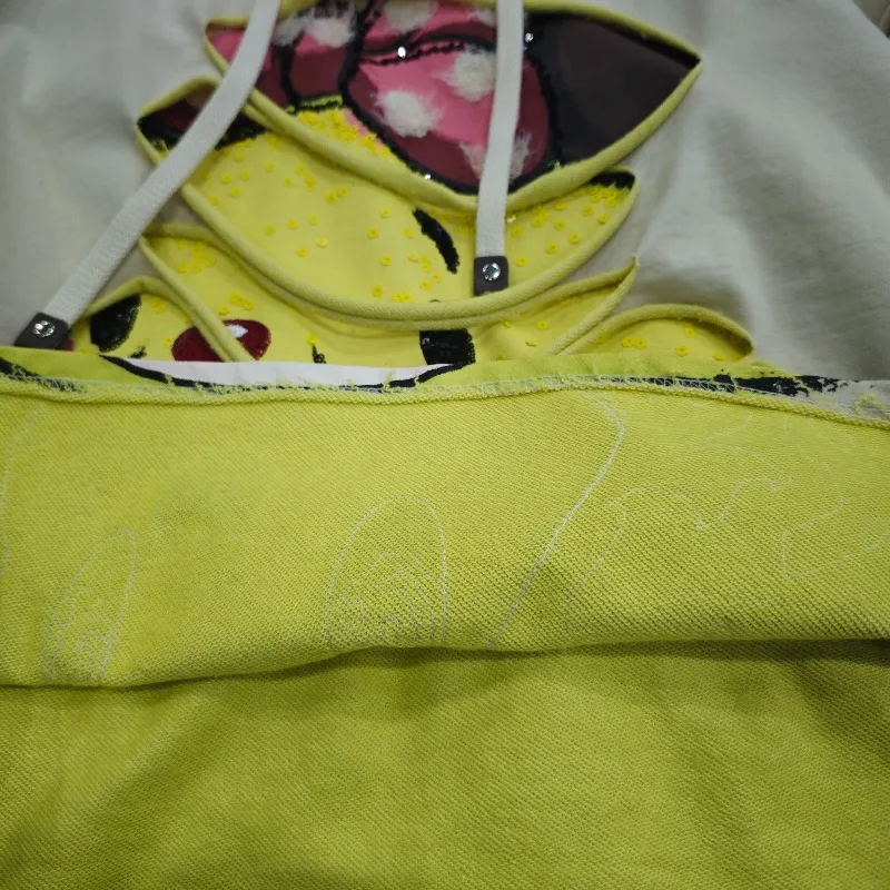 2025 automne industrie lourde nouveau chapeau fille faux deux pièces conception sweat à capuche femmes ample décontracté polyvalent haut à capuche manteau