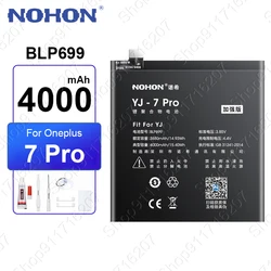 NOHON Replacement Phone Battery for OnePlus 7 Pro 8 9 6 One Plus 1+  Batteries BLP699 BLP685 BLP759 BLP761 BLP827 BLP829